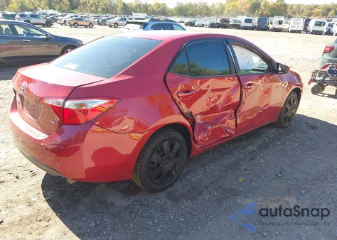 2016 Toyota Corolla Le z USA, uszkodzony, nr VIN 5YFBURHE1GP562653